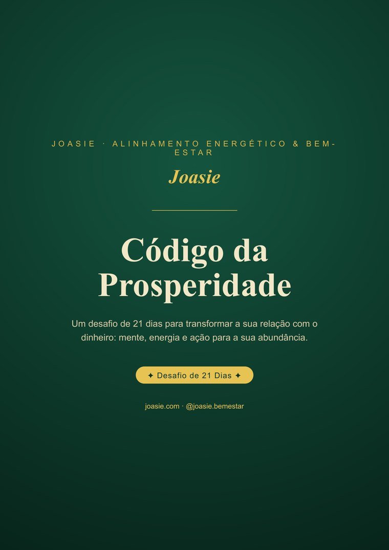 Capa do ebook Código da Prosperidade